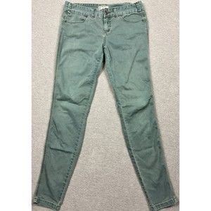 Free People Jeans Womens 28 Denim Low Rise Zip Blue